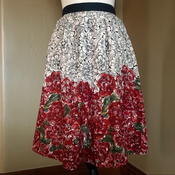 Anthropologie Edme and Esyllte floral print skirt. - Picture 4 of 8